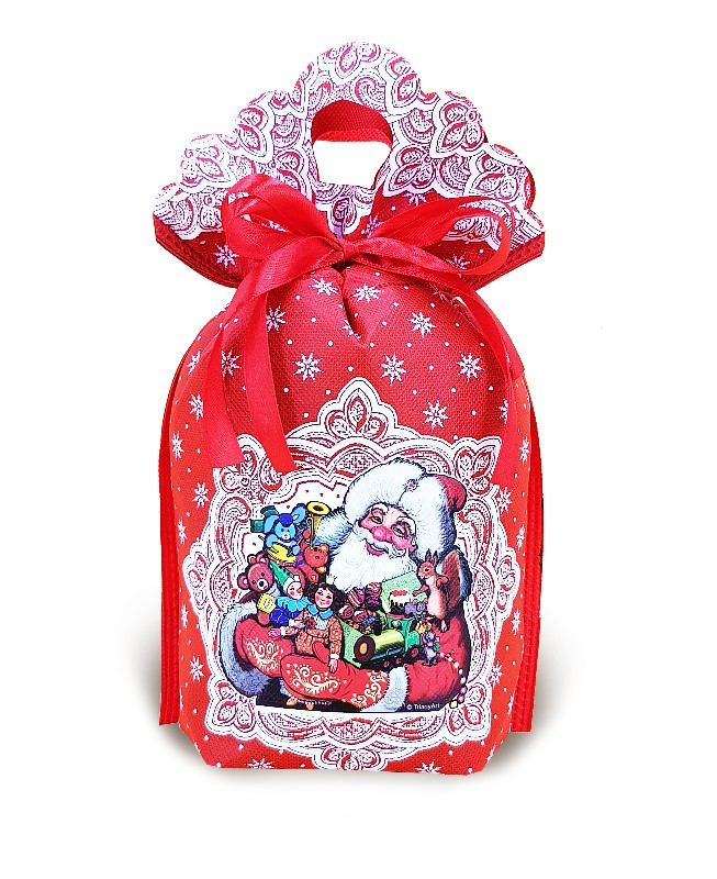 сладкий новогодний подарок Под. Мешочек Волшебный красный (М0700С9019)